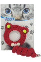 Zilli Kedi Örgü İpi 15 cm Kırmızı Zilli Kedi Örgü İpi 15 cm Kırmızı