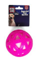 Işıklı Üçgen Desenli Plastik Top Köpek Oyuncağı 7,5 Cm Pembe Işıklı Üçgen Desenli Plastik Top Köpek Oyuncağı 7,5 Cm Pembe