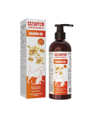 Veterinaire Salmon Oil / Omega 3 ve Omega 6 Sıvı Desteği 200 ml