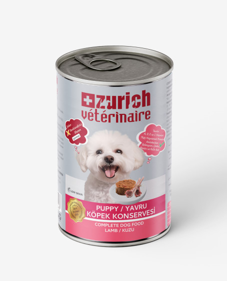 Veterinaire Pate Kuzulu Yavru Köpek Konservesi 415 gr Veterinaire Pate Kuzulu Yavru Köpek Konservesi 415 gr