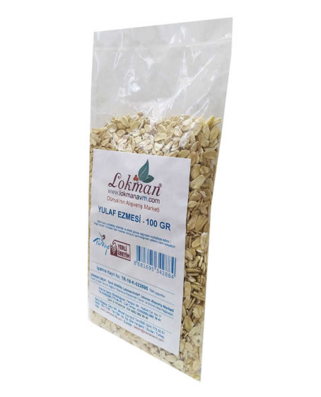 Yulaf Ezmesi Doğal 100 Gr Paket