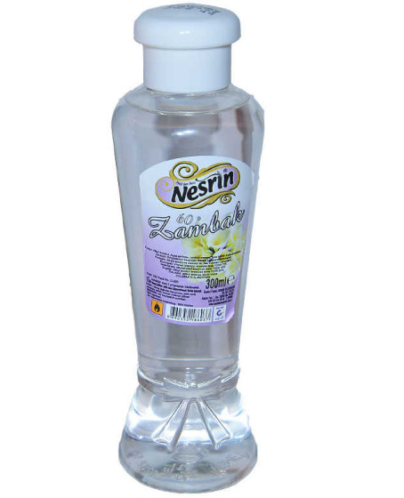 Zambak Kolonyası 60 Derece Pet Şişe Beyaz 300 ML