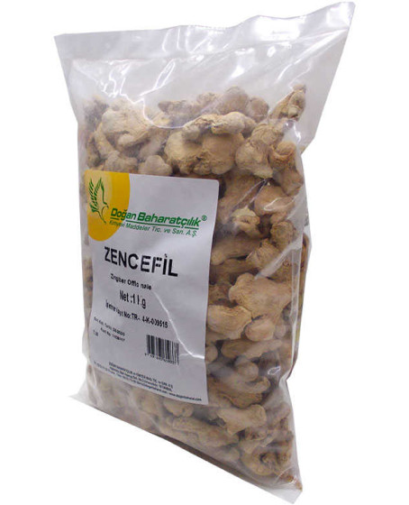 Zencefil Kökü Tane Doğal 1000 Gr Paket