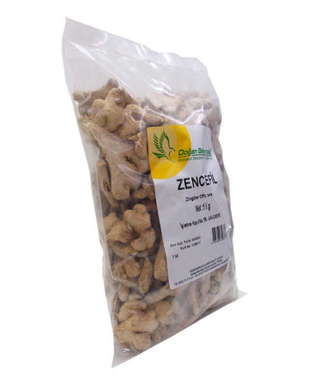 Zencefil Kökü Tane Doğal 1000 Gr Paket