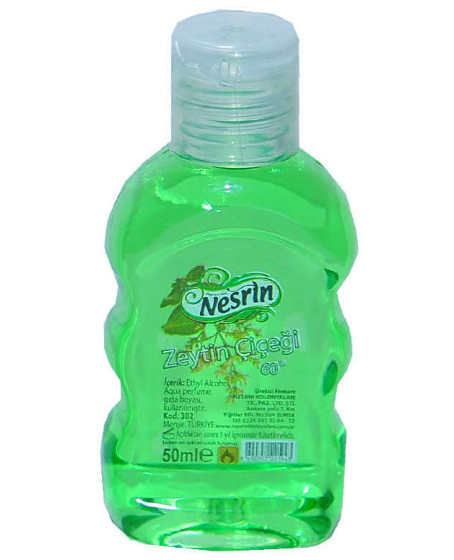 Zeytin Çiçeği Kolonyası 60 Derece Pet Şişe 50 ML