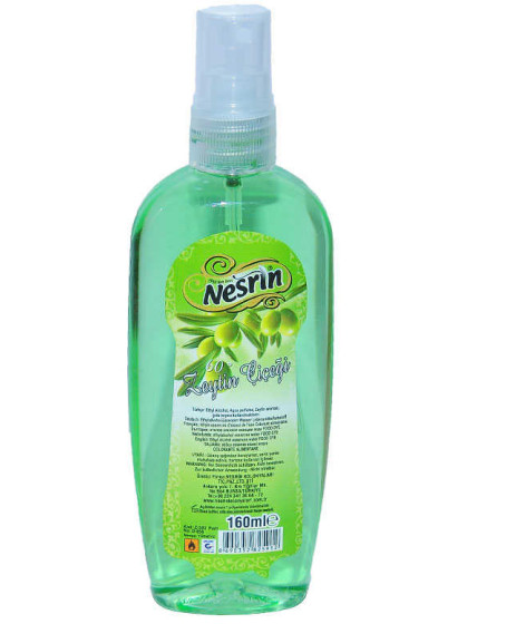 Zeytin Çiçeği Kolonyası 60 Derece Pet Şişe Sprey 160 ML