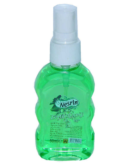 Zeytin Çiçeği Kolonyası 60 Derece Pet Şişe Sprey 50 ML