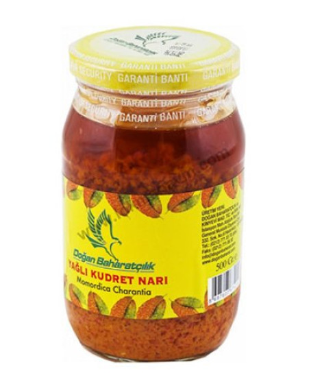 Zeytinyağlı Kudret Narı Cam Kavanoz 500 Gr