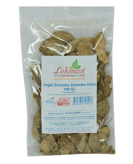 Zulumba Zalumba Kökü Doğal 100 Gr Paket