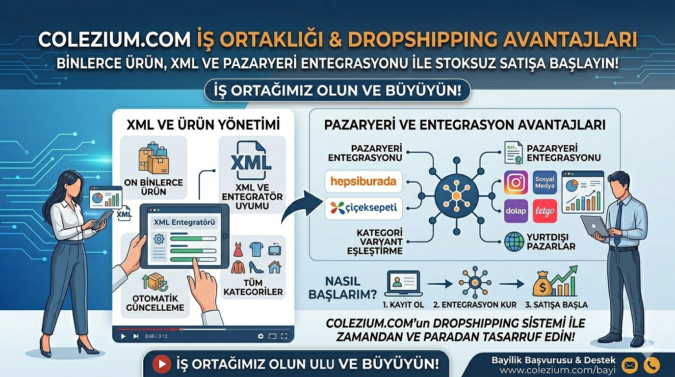 Bayimiz Olun ! Dropshipping(Stoksuz Satış)