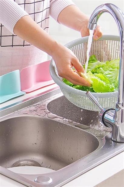 CLZ303  Vantuzlu Kauçuk Sıvı Su Sızdırmaz  Mutfak Banyo Duş Bariyeri Lavabo Kenar Tutucu Set