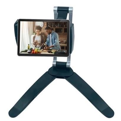 CLZ303  360 Derece Dönebilen Mutfak Masaüstü Telefon Tablet Tutucu Ayarlanabilir Esnek Ayaklı Metal