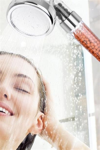 CLZ303  %50 Su Tasarruflu ve Arıtmalı Doğal Taşlı Banyo El Duş Başlığı
