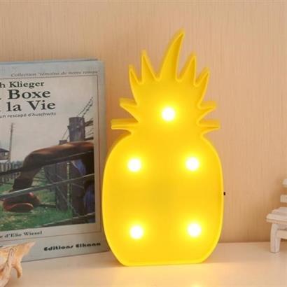 CLZ303  Ananas Şeklinde Ledli Dekoratif Eğlenceli Çocuk Gece Lambası