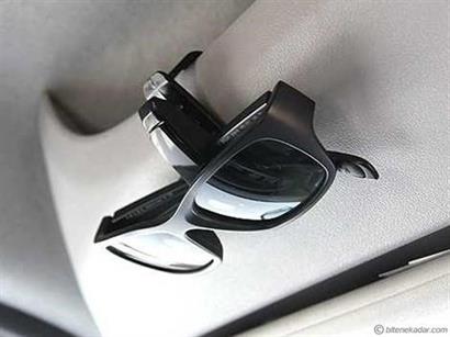 CLZ303  Araç İçi Mandallı Güneş Gözlüğü Kartvizit Tutacağı Klips Aparat