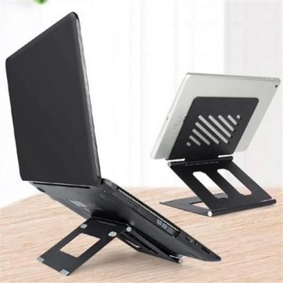 CLZ303 ®  Ayarlanabilir Metal Dizüstü Destek Tabanı Katlanabilir Taşınabilir Laptop Sehpası Standı