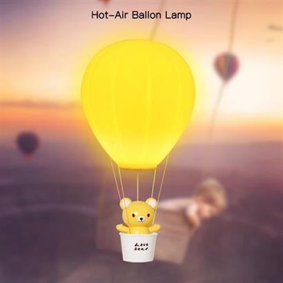 CLZ303  Balonlu Ayıcıklı Eğlenceli Dekoratif Gece Lambası Aydınlatması