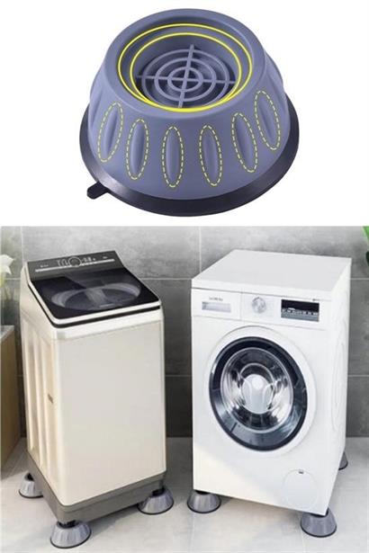 CLZ303  Çamaşır Makinesi Sarsıntı Titreşim Ses Önleyici Kaydırmaz Ayak 4lü Set