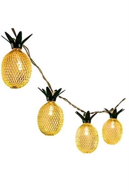 CLZ303  Dekoratif Pilli Pineapple Ananas Pilli Şerit Led Işık (1 Metre)