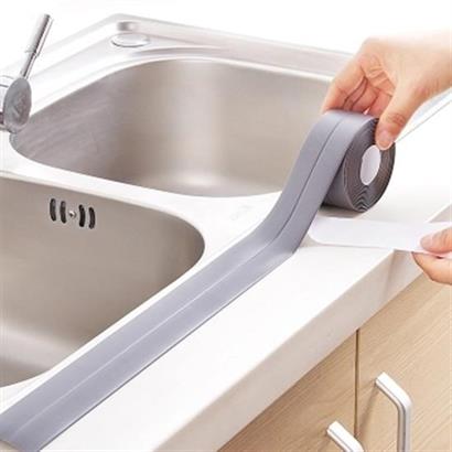 CLZ303  Gri Su Sızdırmaz  Banyo Mutfak Lavabo Küvet İzolasyon Şerit Bant