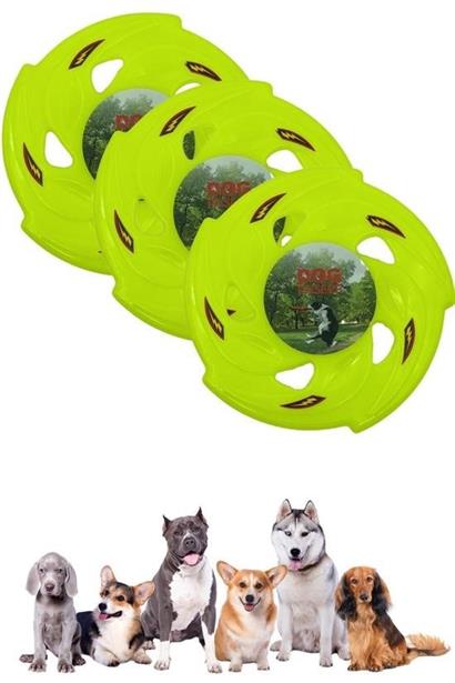 CLZ303  Hem  Eğitici Ve Hem Eğlenceli Yuvarlak Hafif Ağırlıklı Köpek Frizbi Oyuncağı