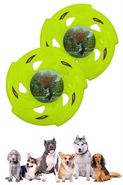 CLZ303  Hem  Eğitici Ve Hem Eğlenceli Yuvarlak Hafif Ağırlıklı Köpek Frizbi Oyuncağı