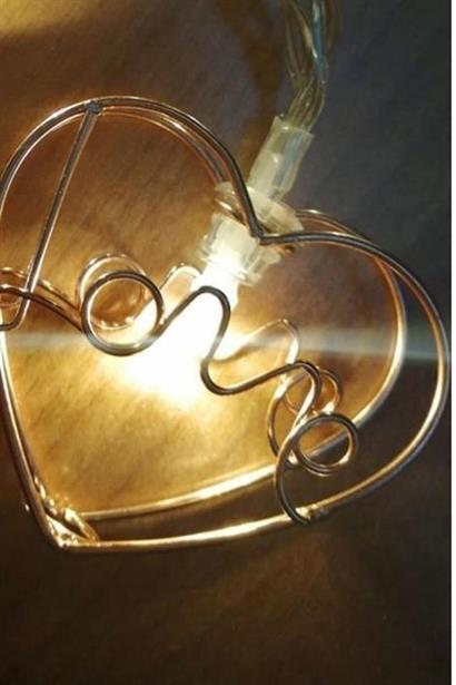 CLZ303  Kalpli Şerit Led Işık Zinciri Aydınlatma Doğum Günü Süs Işığı