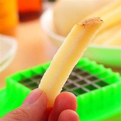 CLZ303  Kare Dizayn Pratik Kolay Patates Dilimeme Aleti Aparatı Bıçağı