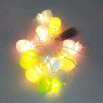 CLZ303  Karışık Renk Dekoratif Ananas Dolama 10’lu Şerit Led Işık Zinciri