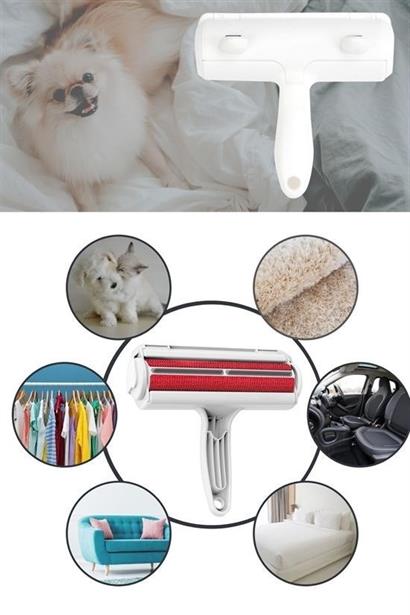 CLZ303  Kulak Modelli Hazneli Kedi Köpek Halı Yatak Kıl Toz Tüy Toplayıcı Temizleyici