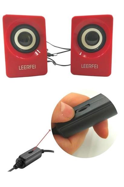 CLZ303  N62 1+1 Multimedia USB ve Jacklı Mini Hoparlör Yüksek Stereo Ses Sistemi