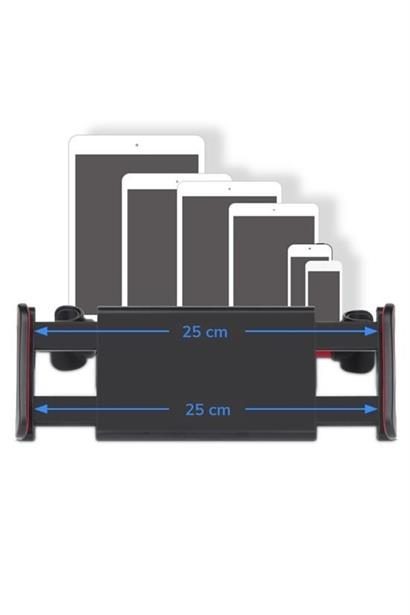 CLZ303  Oto Koltuk Arkası Telefon Tablet Tutucu Ayarlanabilir 360 Derece Dönebilen Pratik Stand