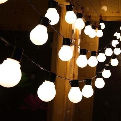 CLZ303  Parti ve Kır Düğünü Dekorasyonu İçin Şerit Top Led Işık - Yılbaşı Ağacı Doğum Günü Süsleme