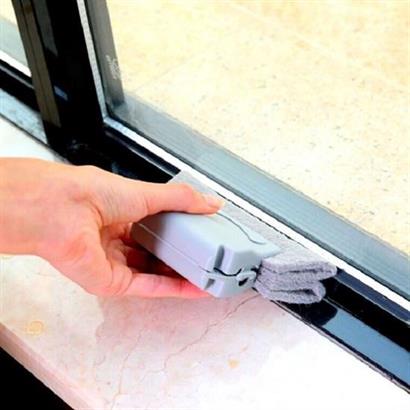 CLZ303 Pencere Panjur Oluk Kenarı Temizleme Kapı Eşiği Süpürme Fırçası
