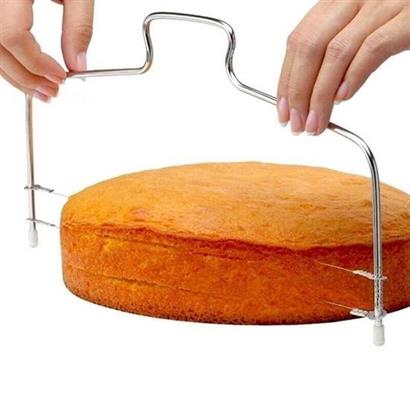 CLZ303  Pratik Kolay Pasta Kek Dilimleme Bölme Teli Kesme Aleti Aparatı