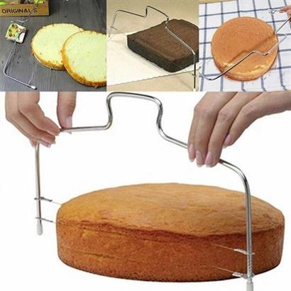 CLZ303  Pratik Kolay Pasta Kek Dilimleme Bölme Teli Kesme Aleti Aparatı