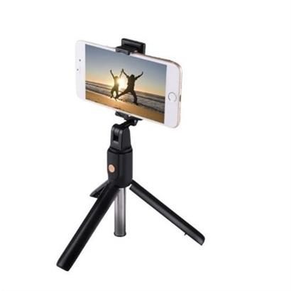 CLZ303  Sabitlenebilir Cep Telefon Tutucu  Ayarlanabilir Taşınabilir 3 Ayaklı Tripod Selfie Çubuğu