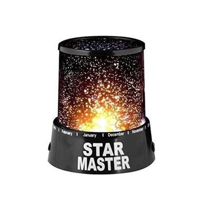 CLZ303  Star Master Pilli Gökyüzü Projeksiyonlu Led Renkli Yıldızlı Tavan Işık Yansıtma Gece Lambası
