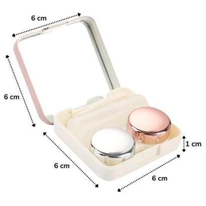 CLZ303  Taşınabilir Fonksiyonel Seyahat İçin Koruyucu Mini Hijyenik Kontakt Lens Saklama Kutusu