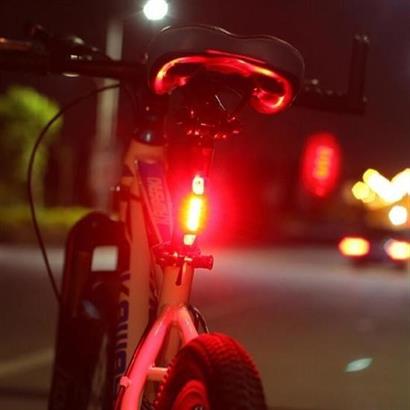 CLZ303  Usb Şarj Edilebilir Parlak Bisiklet Led Lamba Su Geçirmez Güvenlik Uyarı Arka Lamba Işığı