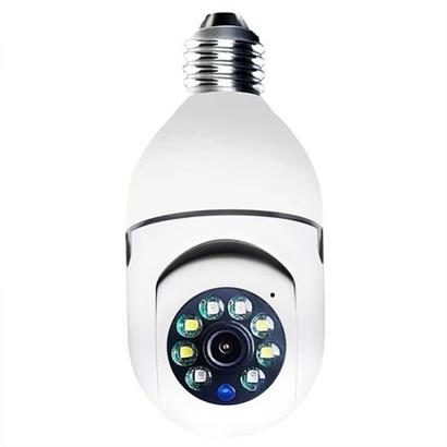 CLZ303  WiFi 360 Panoramik Ampul Kamera Gece Görüş Ses Akıllı Hareket Algılayıcı