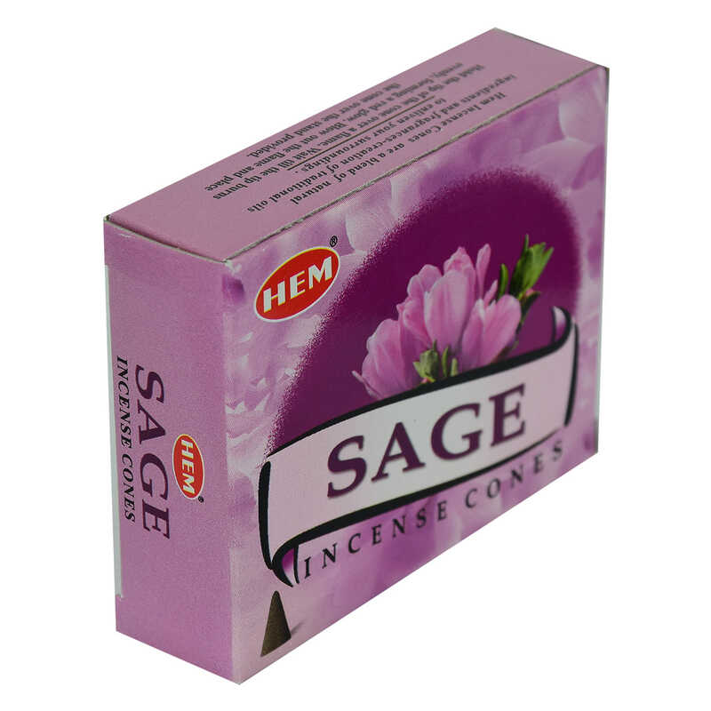 Adaçayı Kokulu 10 Konik Tütsü - Salvia Adaçayı Kokulu 10 Konik Tütsü - Salvia