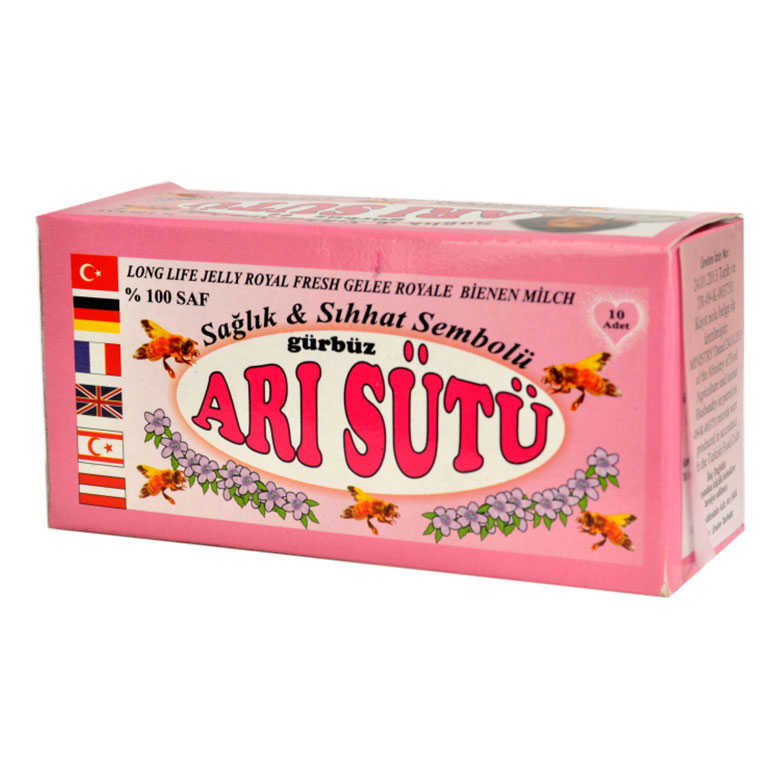 Arı Sütü Normal Doz Bebeklere 100Gr 10 Cam Şişe Arı Sütü Normal Doz Bebeklere 100Gr 10 Cam Şişe