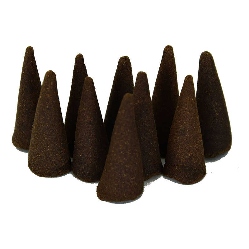 CLZ214 Aromatik Paçuli Kokulu 10 Konik Tütsü - Precious Patchouli Cones