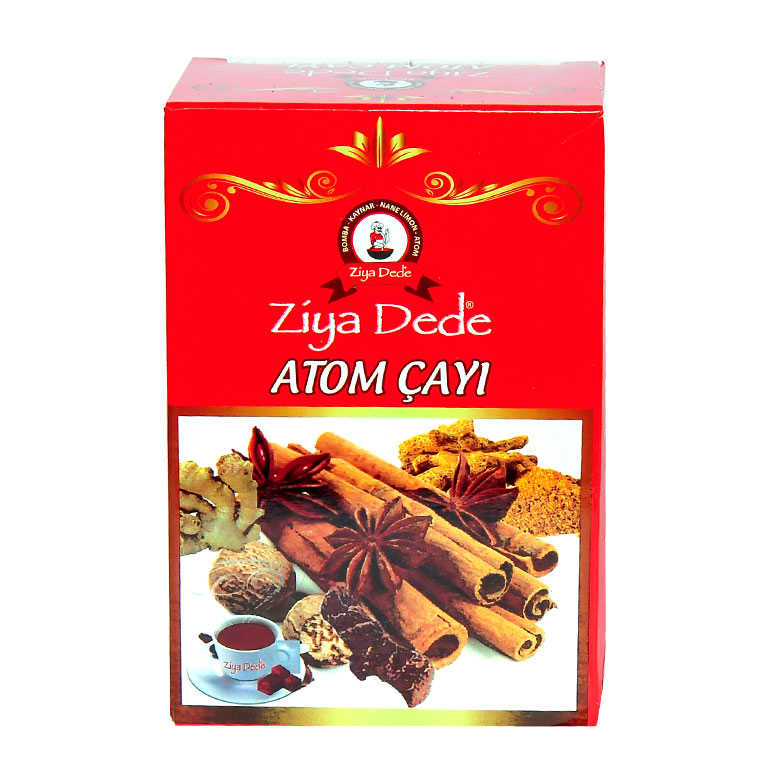 CLZ214 Atom Küp Şeker Çayı Zencefilli Karanfilli Tarçınlı 150 Gr