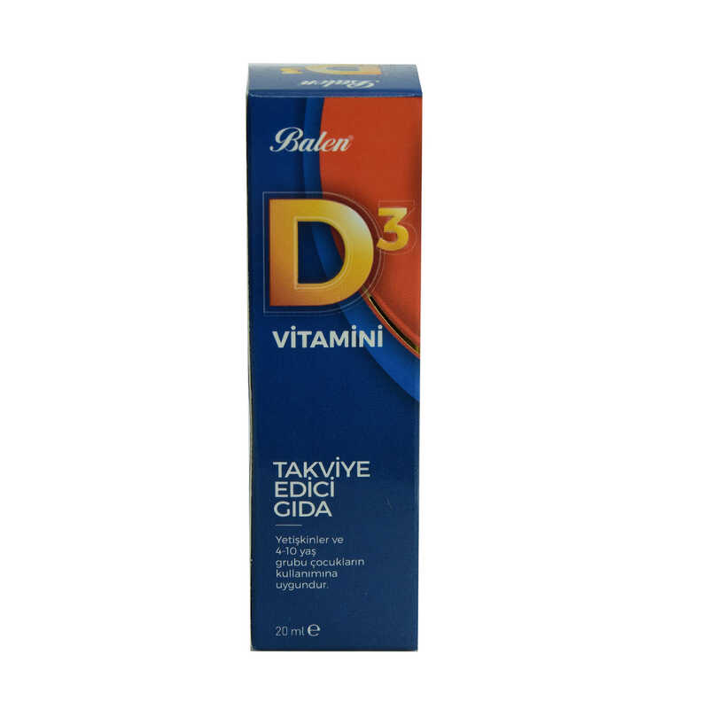 CLZ214 D3 Vitamini Takviye Edici Gıda 20 ML