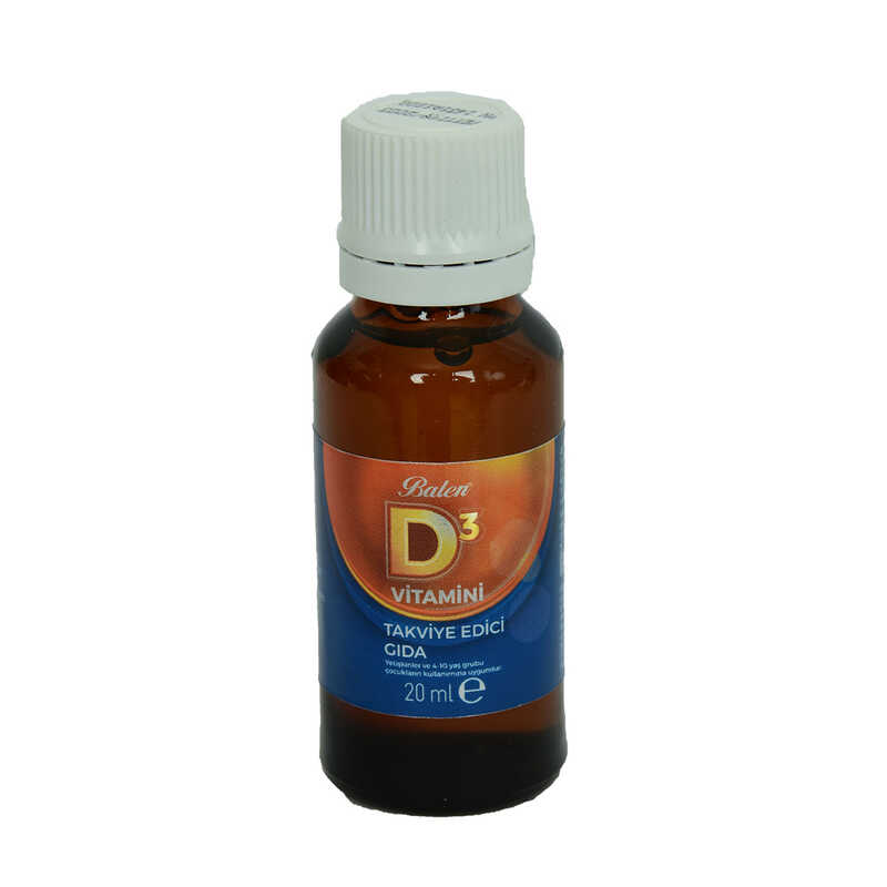 CLZ214 D3 Vitamini Takviye Edici Gıda 20 ML