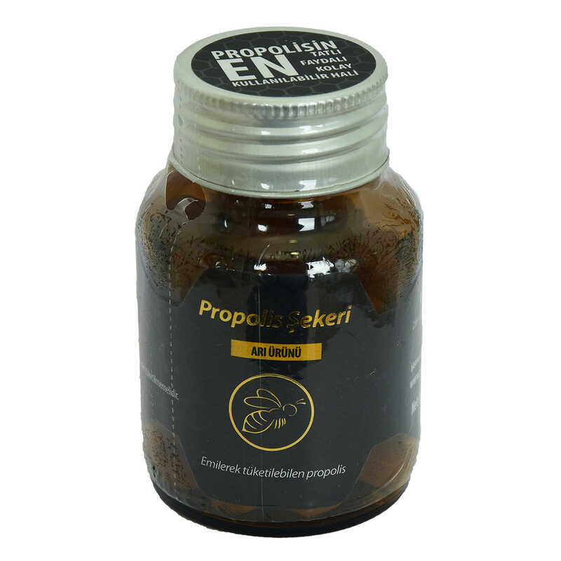 CLZ214 Ballı Propolis Pastil Arı Ürünü Propolis Şekeri Drops 90 Gr