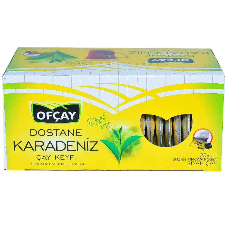 Bergamot Aromalı Siyah Çay 25 Süzen Poşet Bergamot Aromalı Siyah Çay 25 Süzen Poşet
