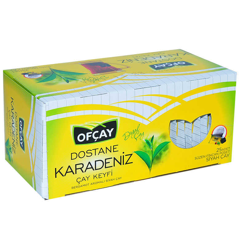 Bergamot Aromalı Siyah Çay 25 Süzen Poşet Bergamot Aromalı Siyah Çay 25 Süzen Poşet